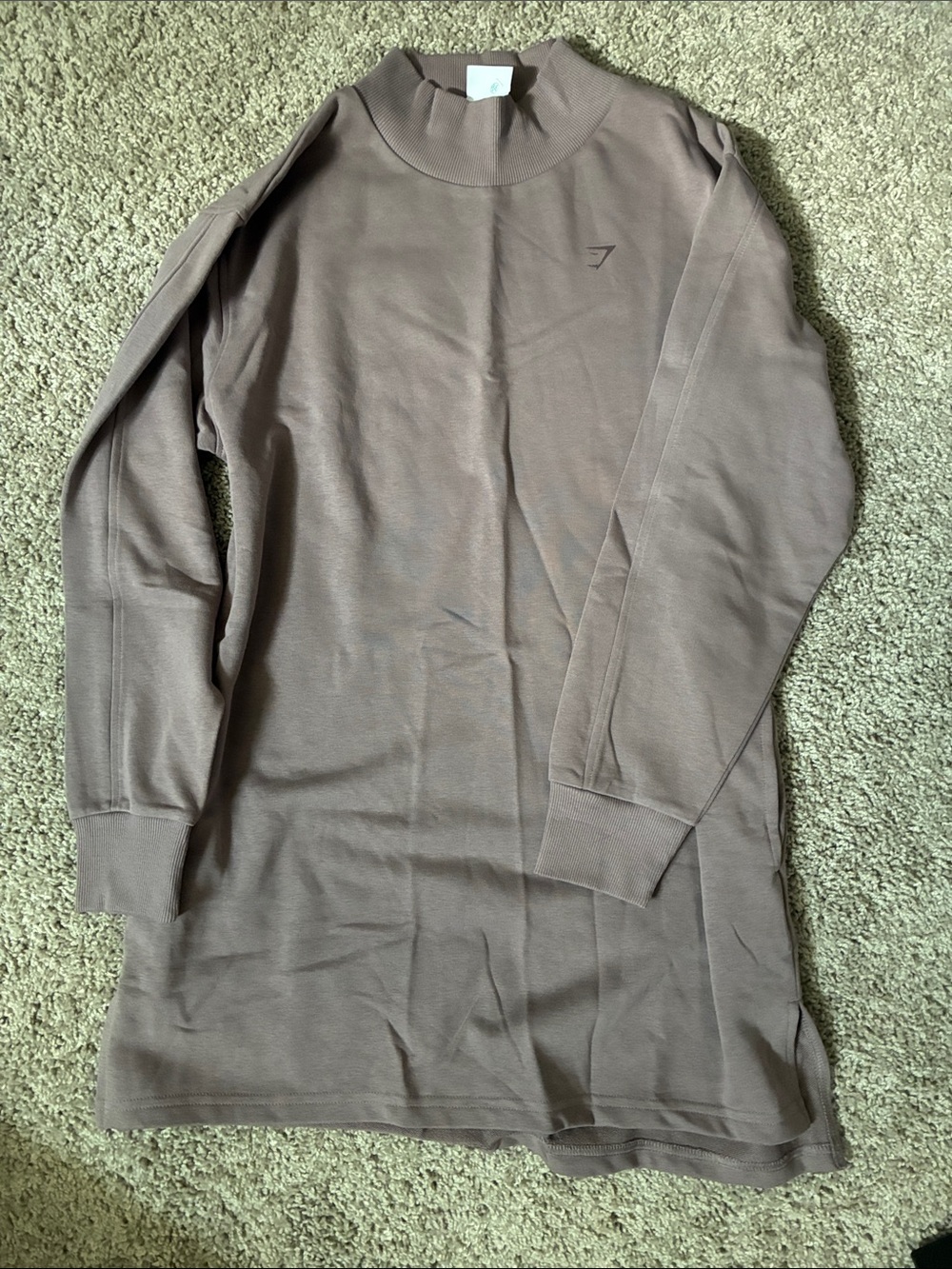 Gymshark Mock Neck Long Sleeve Tunic.